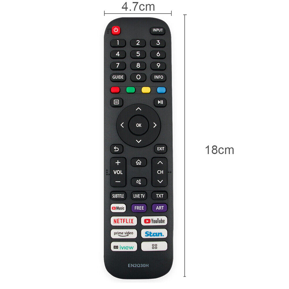 For Hisense VIDAA Replacement TV Remote 85A7G 70S5 43A7G 50A7G 55A7G 65A7G 75A7G