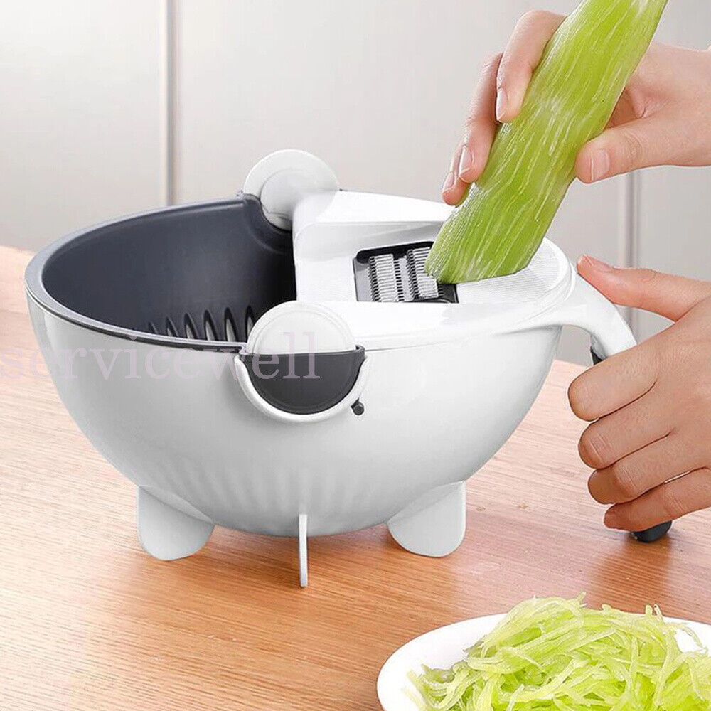 Kitchen Cutter Assist Slicer Vegetable Potato Onion Carrot Grater Chopper 9 IN 1