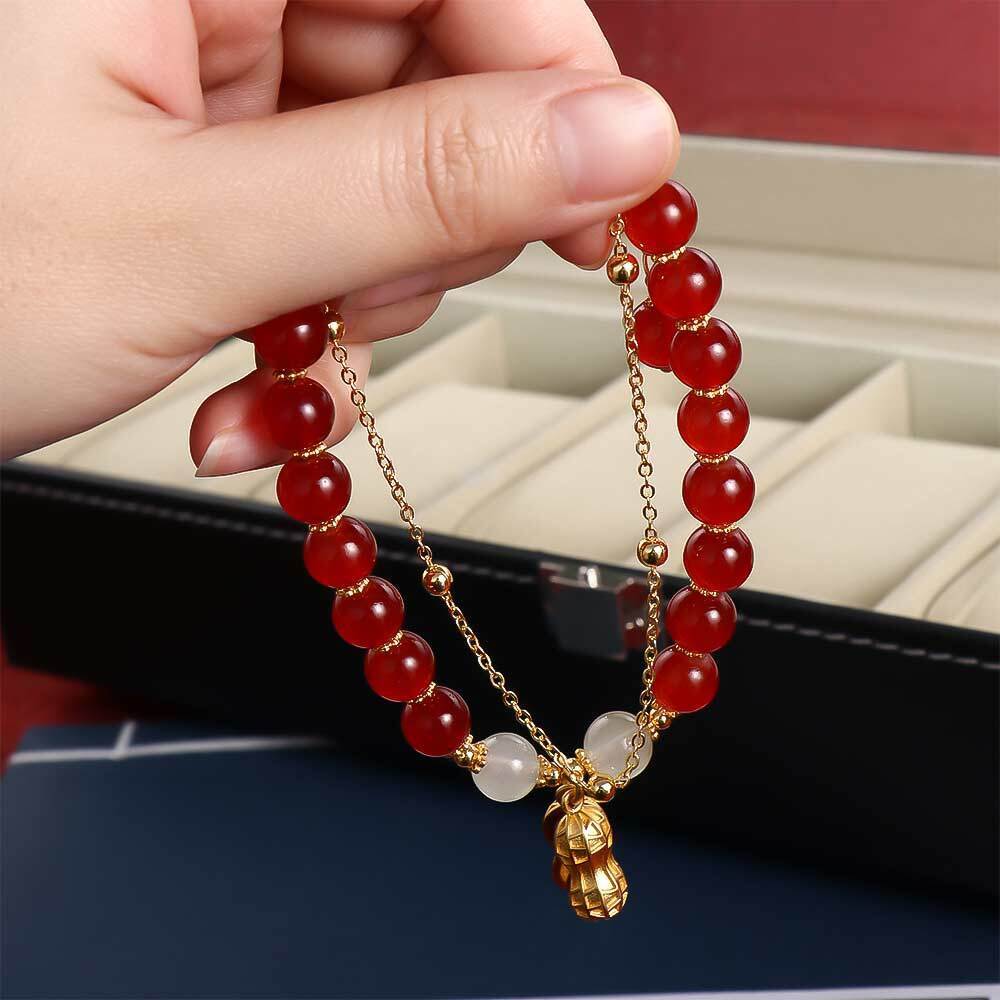 Korean Style Bracelets Hetian Jade Bracelets Bead Bracelets Female Hand Chain