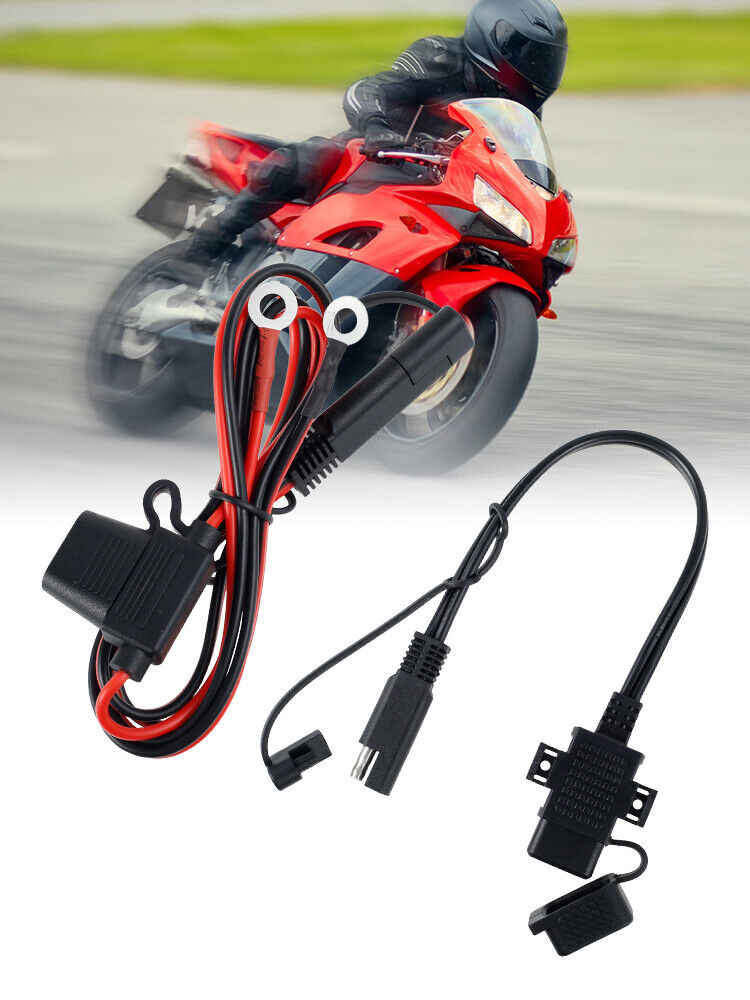 SAE to USB Adapter 5V/2.1A Motorcycle USB Charger with Extension Cable