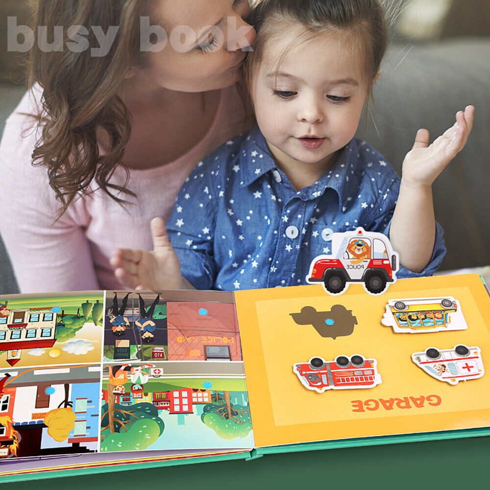 Kids Quiet Busy Book Montessori Toy Child Toddler Early Educational Learning Toy