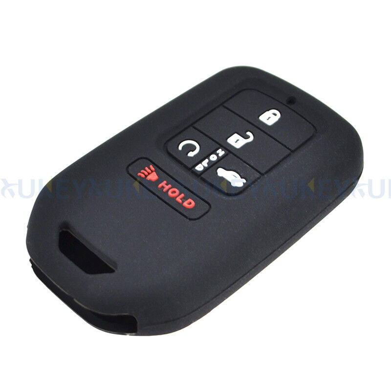 Silicone Key Case Remote Fob Cover For Honda Civic Pilot Accord CR-V Fit