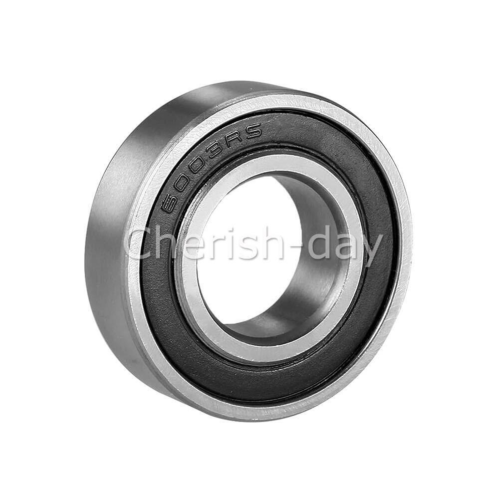 2X Radial Bearings 6001-6203 6204 2RS Rubber Seals Deep Grooved Ball Bearing-