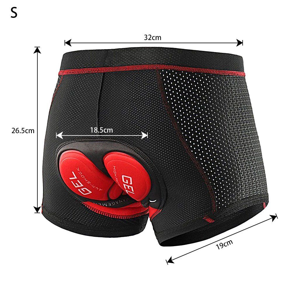 Gel Padded Short Pants Men Cycling Bike Bicycle Sports Shorts Riding Underwear