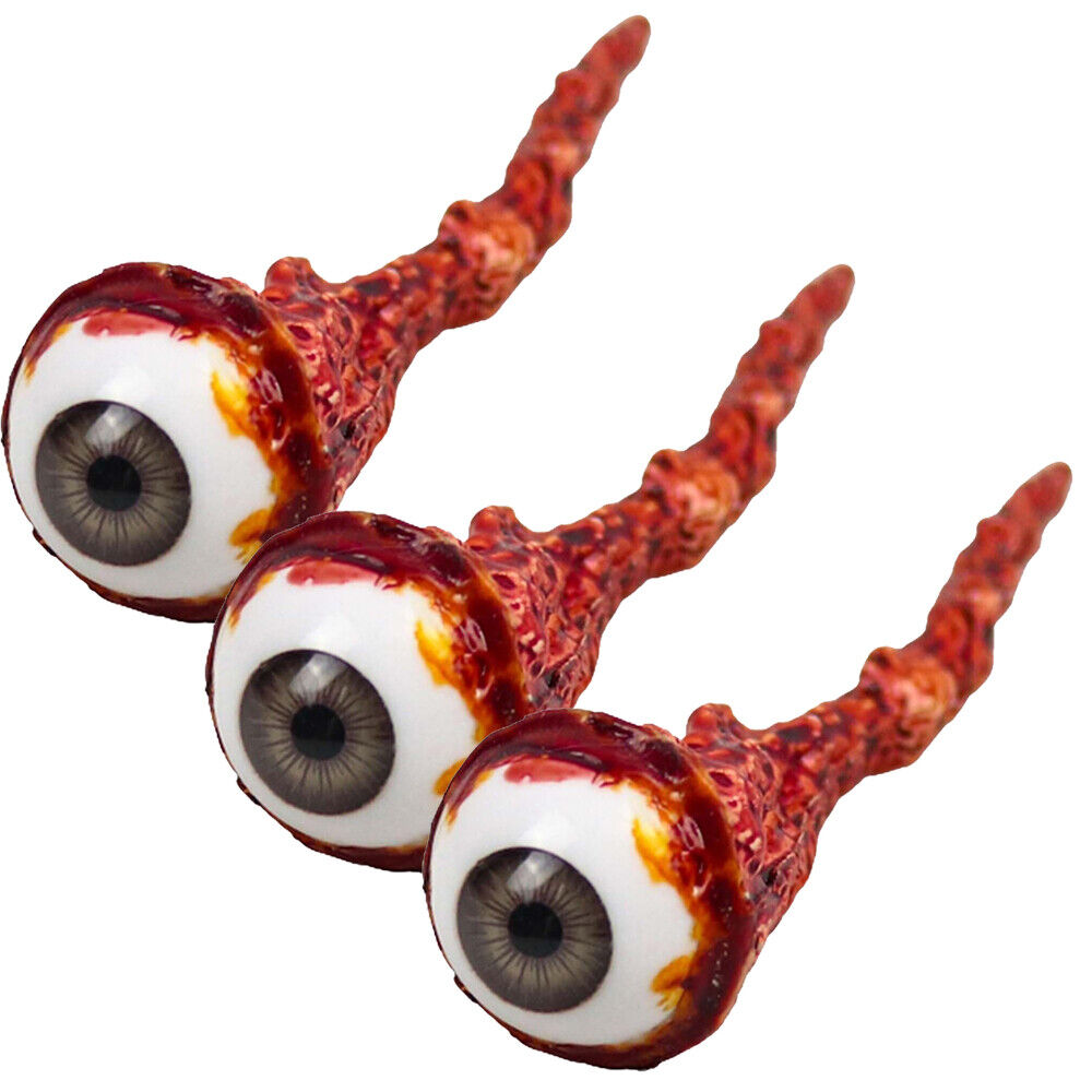 3xHalloween Party Decoration Fake Eye Eyeball Horror Scary Simulation Prop Trick