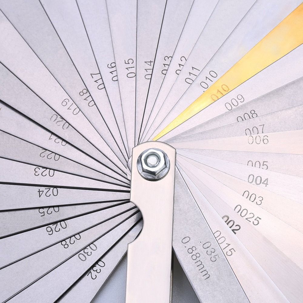 Metric and Imperial 32 Blades Feeler Gauge Building Engines