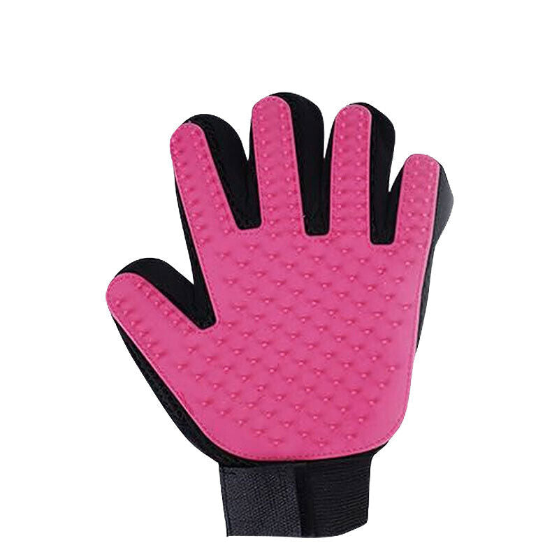 grooming glove for pet dog cat cleaning hair remover brush descending touch