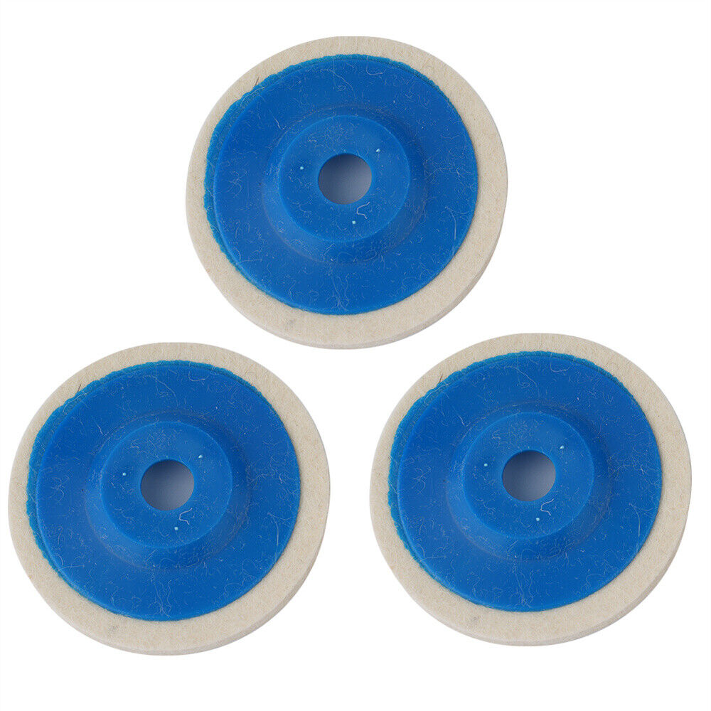 10pcs Wool Polishing Wheel Buffing Pads 100mm Angle Grinder Felt Polishing Disc