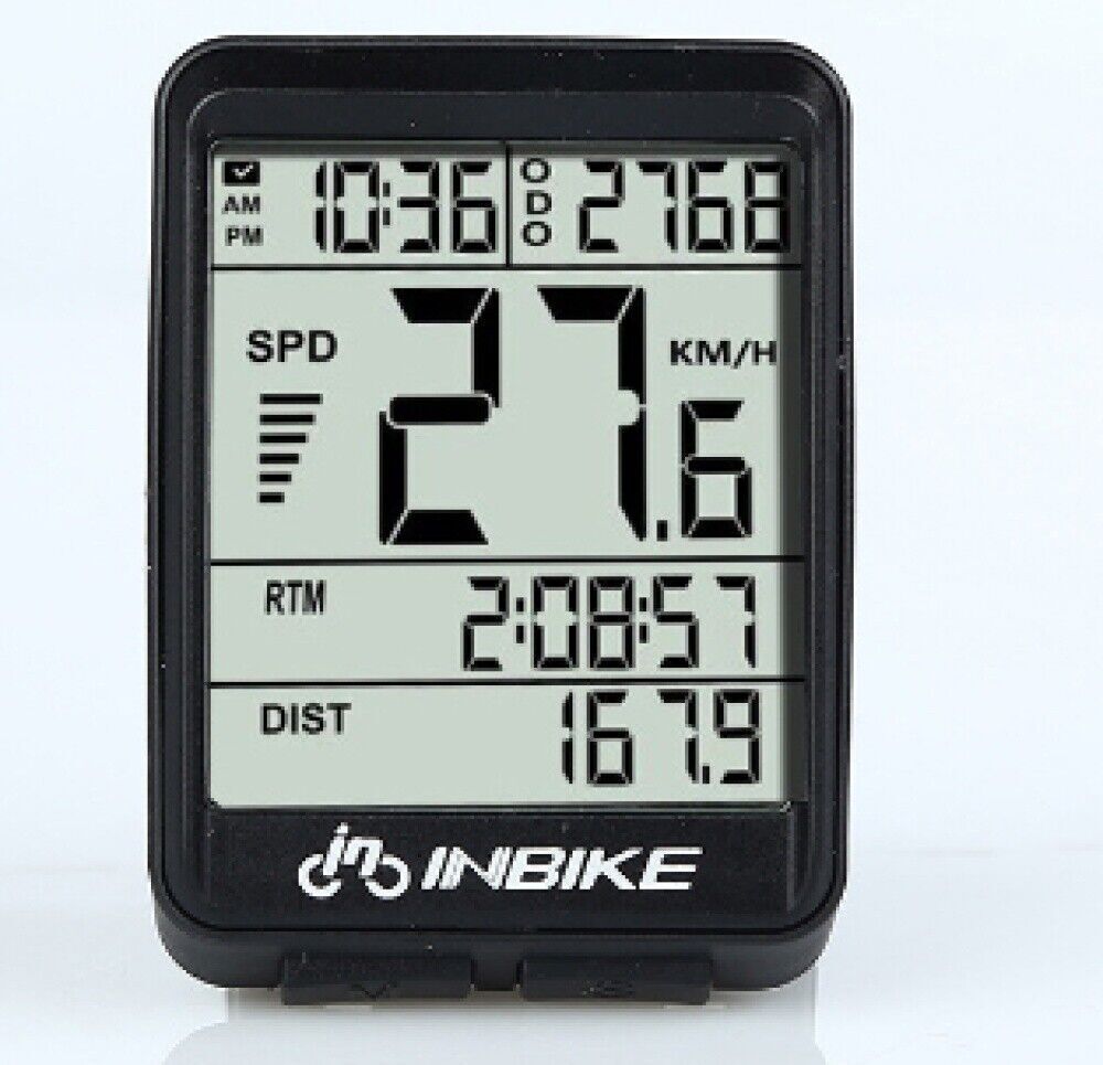 Wireless Cycling Bike Bicycle LCD Cycle Speedometer Computer Odometer Waterproof