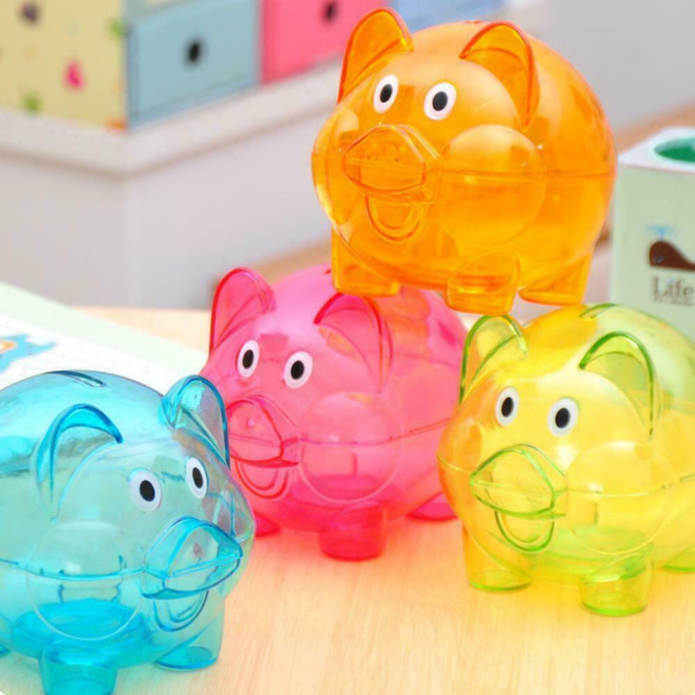 Piggy Bank Money Box Saving Cash Fun Gift Plastic quality high Pig Y0C1