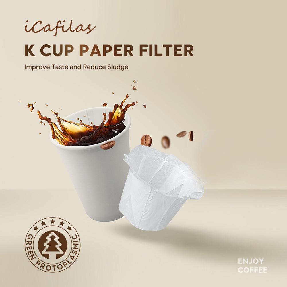 100pcs Paper Filters Cups Filters For Keurig K-Cup Stunning Coffee Replacement BEST