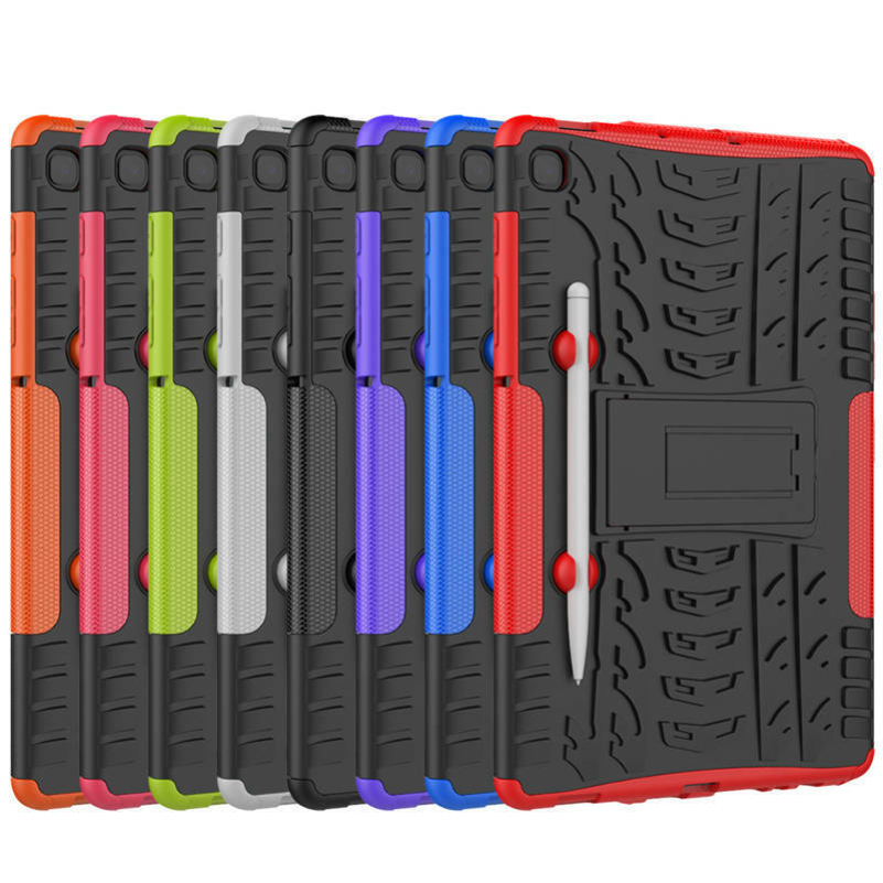 Rugged Rubber Case Cover Stand For Samsung Galaxy Tab S6 Lite 10.4" P610 P613