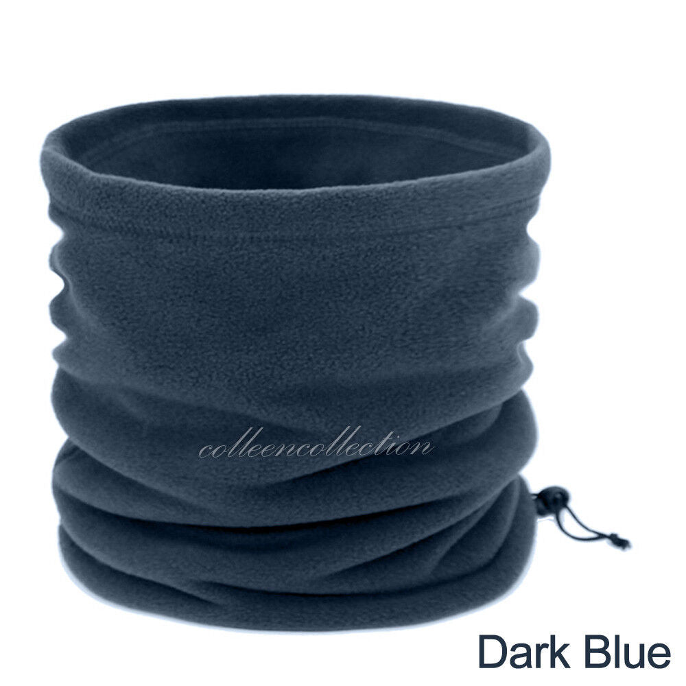 Men Women Winter Fleece Scarf Neck Tube Warmer Face Mask Balaclava Beanie Snood