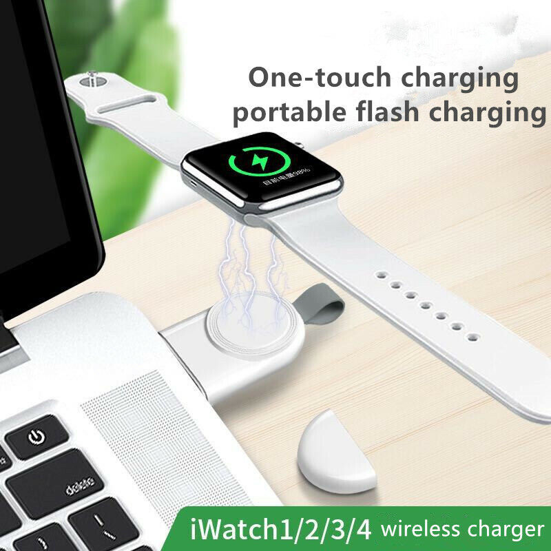 Portable Wireless Charger USB Dock For Apple Watch iWatch Series 6 5 4 3 2 1 SE