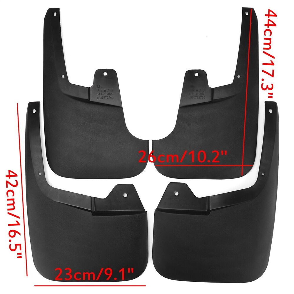 Mud Flaps For Holden Colorado RG 7 Isuzu Dmax Splash Guards Mudguards Mudflaps