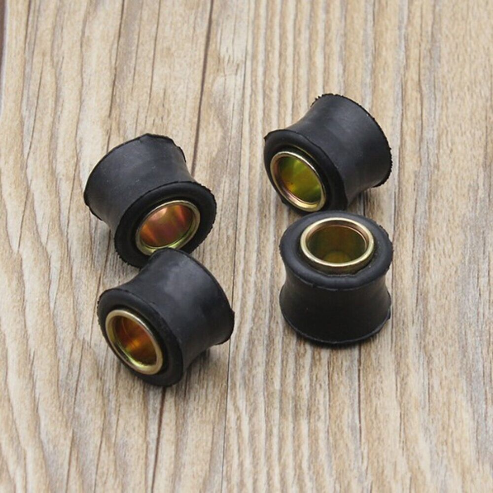 Heavy Duty 10mm Rubber Shock Absorber Bushes for Quad Dirt Bike ATV Set of 4