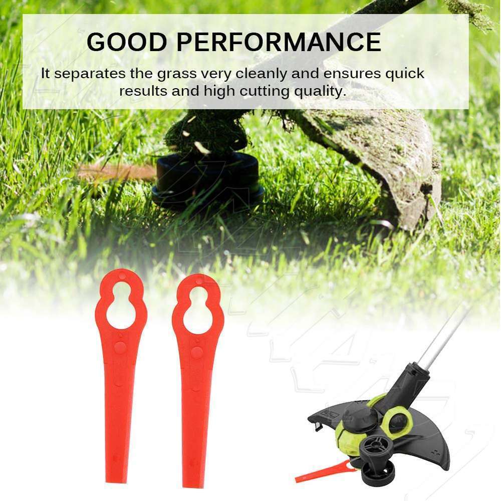 100 X Plastic Grass Trimmer Blade For Ozito Kuller Bosh Cordless Whipper Snipper