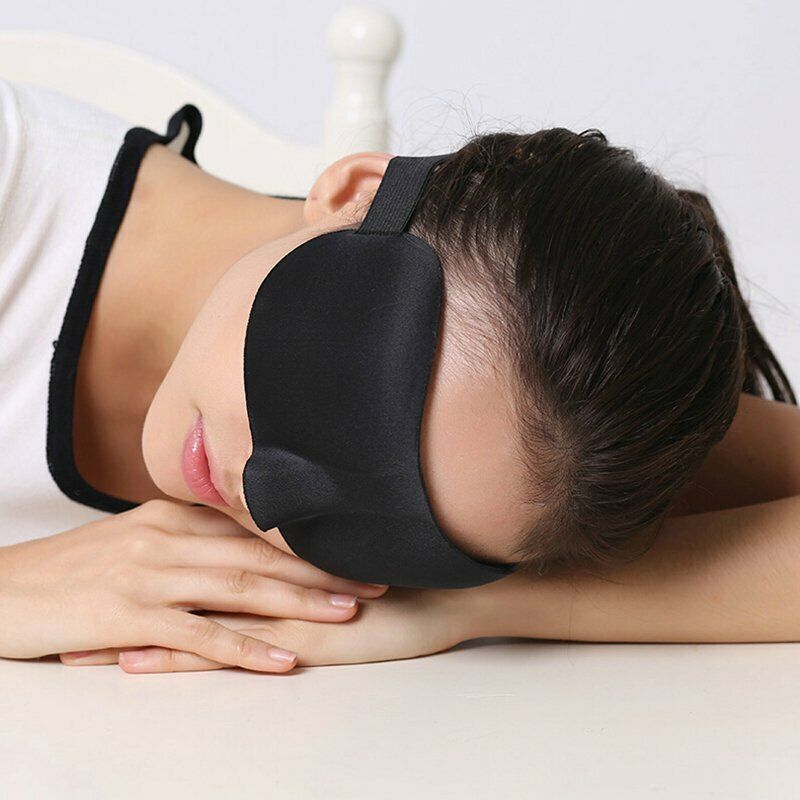 3x 3D Sleeping Eye Mask Blindfold Sleep Travel Shade Relax Cover Light Blinder