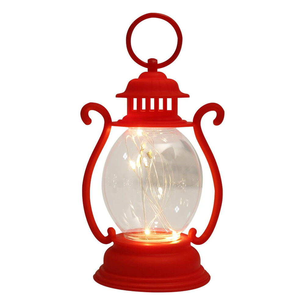 Led Lantern Retro Decorative Hanging Lantern Battery Operated Rustic Lantern