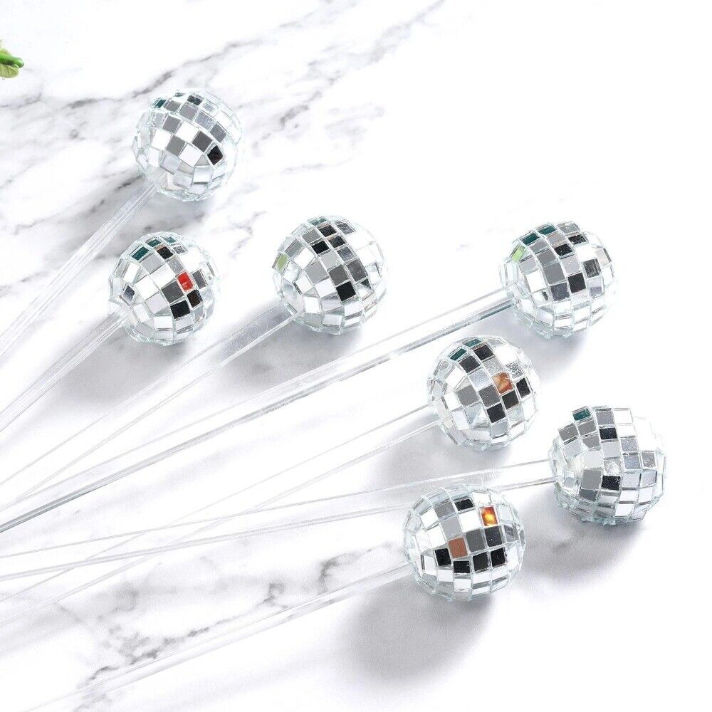 10Pcs Reusable Agitator Plastic Disco Ball New Home Decoration Cocktail