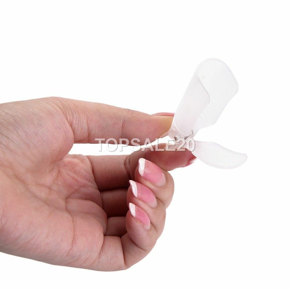 10PCS Plastic Nail Soak Off UV Gel Art Polish Remover Wrap Clip Cap