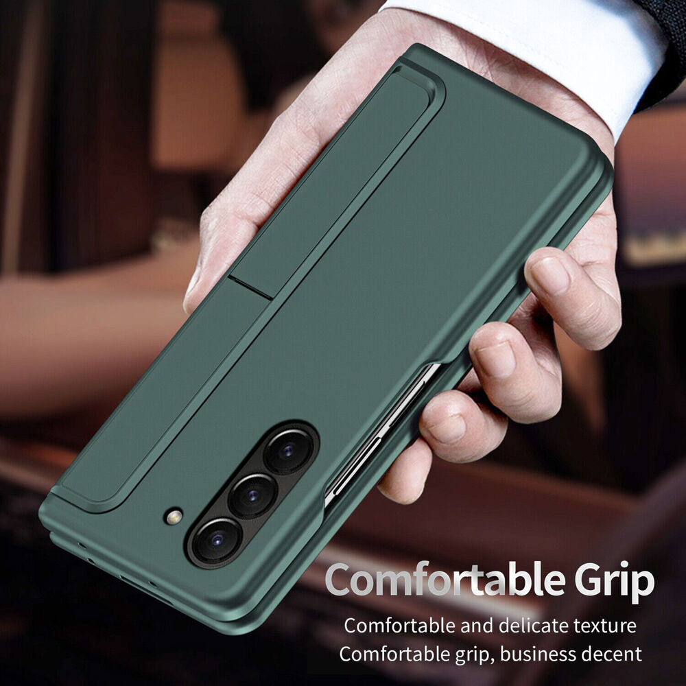 For Samsung Galaxy Z Fold 5 Fold 4 3 Rugged Bracket Stand Holder Case with S Pen