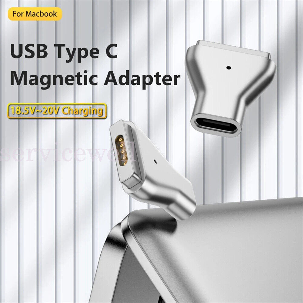 USB C Adapter Type-C PD Power Fast Charging Converter For Magsafe2 Magnetic