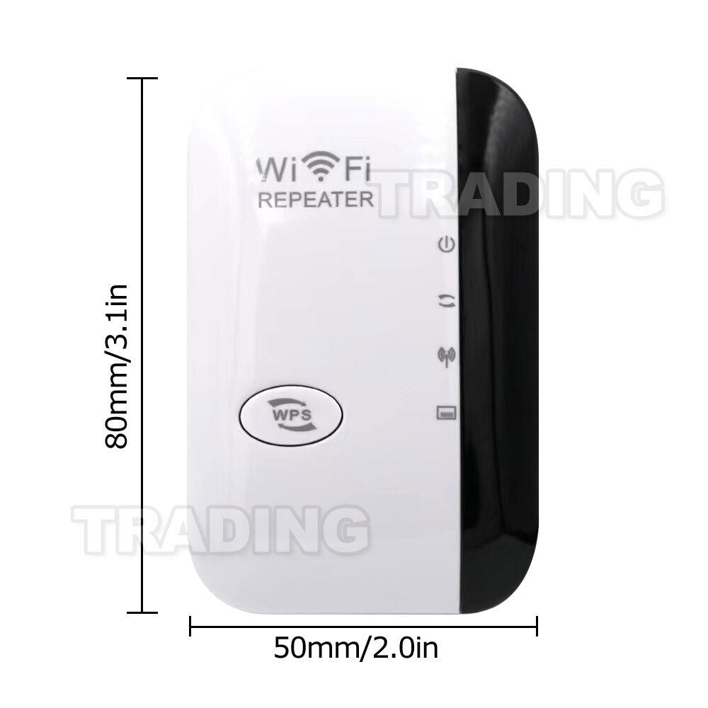 300Mbps Wifi Extender Repeater Range Booster Wireless-N 802.11 AP Router