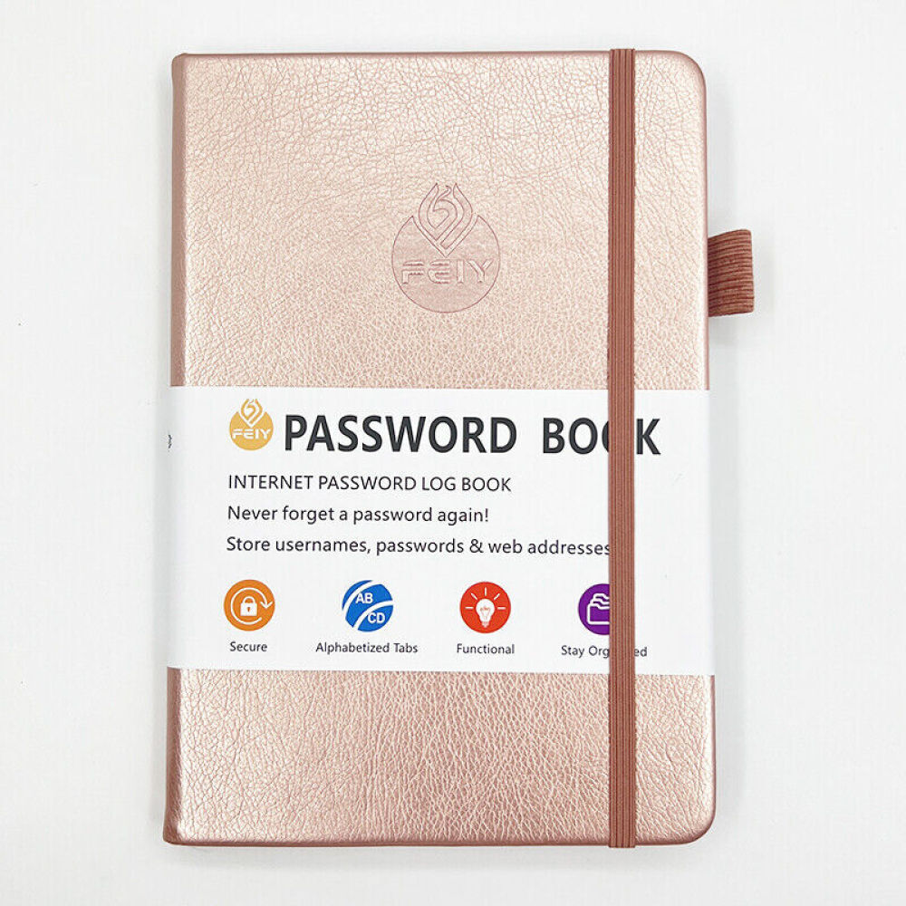 Password Book Hardcover Journal Notebook Internet Address & Password Organizer