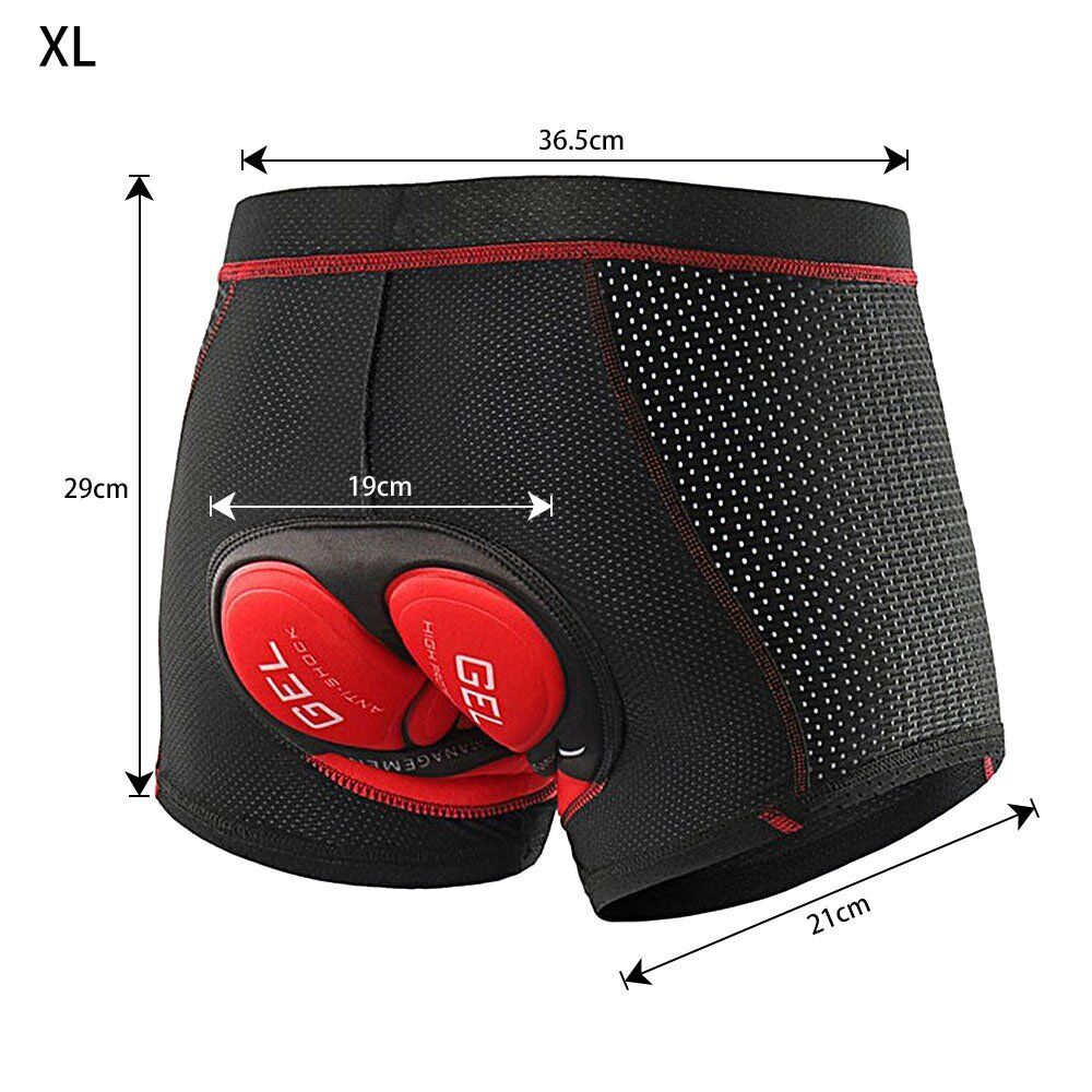 Gel Padded Short Pants Men Cycling Bike Bicycle Sports Shorts Riding Underwear