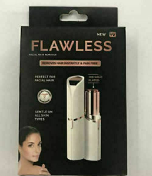 Women Flawless Finishing Touch Painless Face Facial Hair Remover with Package