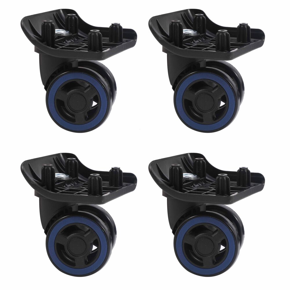 4pcs/set No Noise 360 Degree Luggage Wheel Replacement for Travel Case Trolley