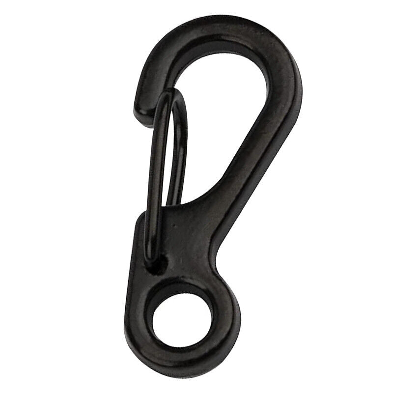 10x Mini Carabiner Alloy Key Buckle Keychain Snap Spring Clip Hook Tool DIY