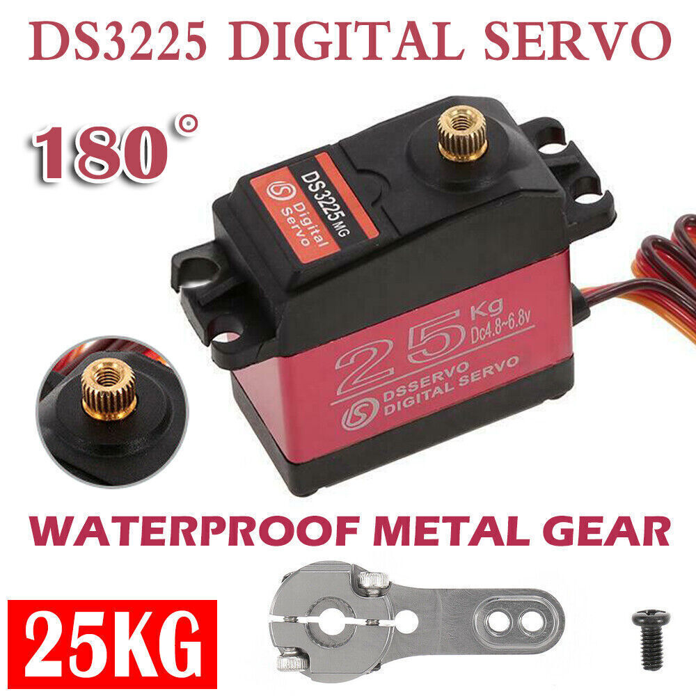 RC Servo DSSERVO DS3225 25KG Metal Gear High Torque Digital Servo Waterproof