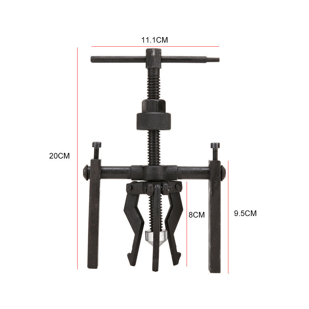 3 Jaws Bearing Puller Bushing Remover Kit Heavy Duty Wheel Gear Extractor Torque