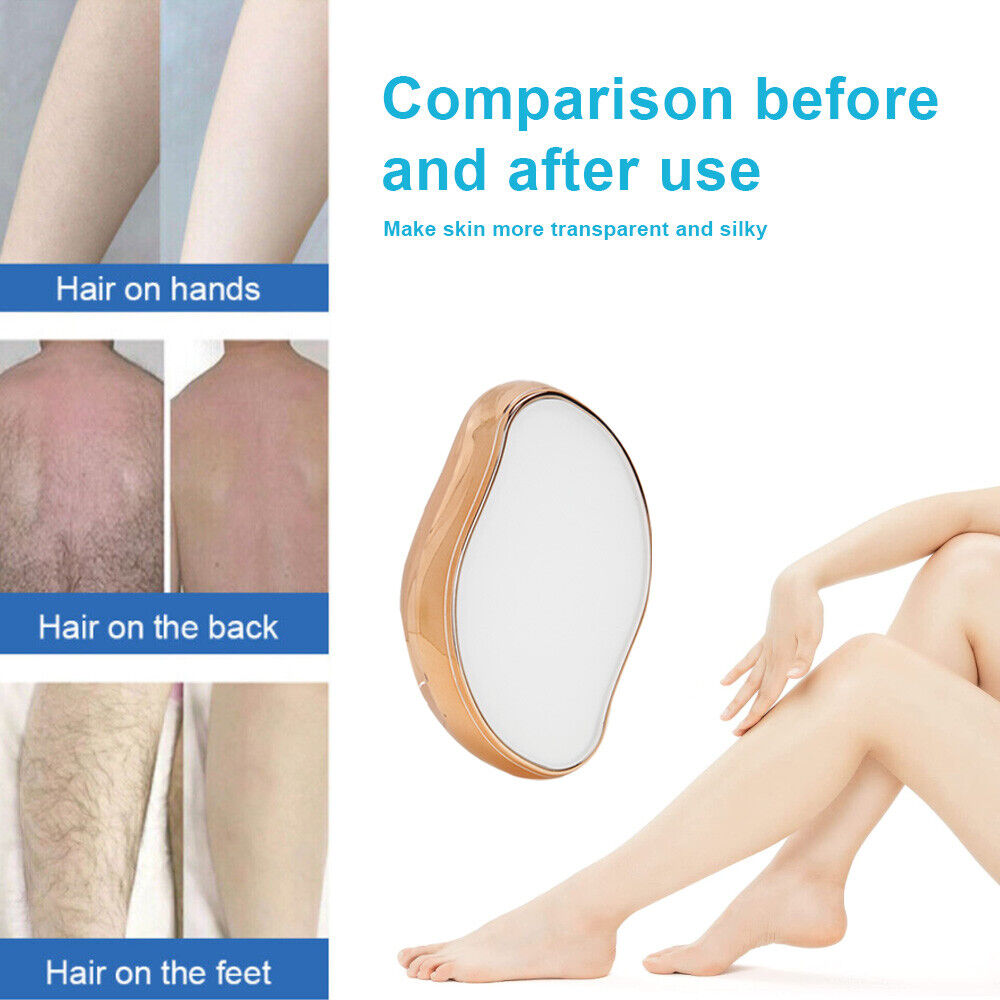 Women Men Painless Physical Hair Removal Epilators Arm Leg Crystal Hair Eraser