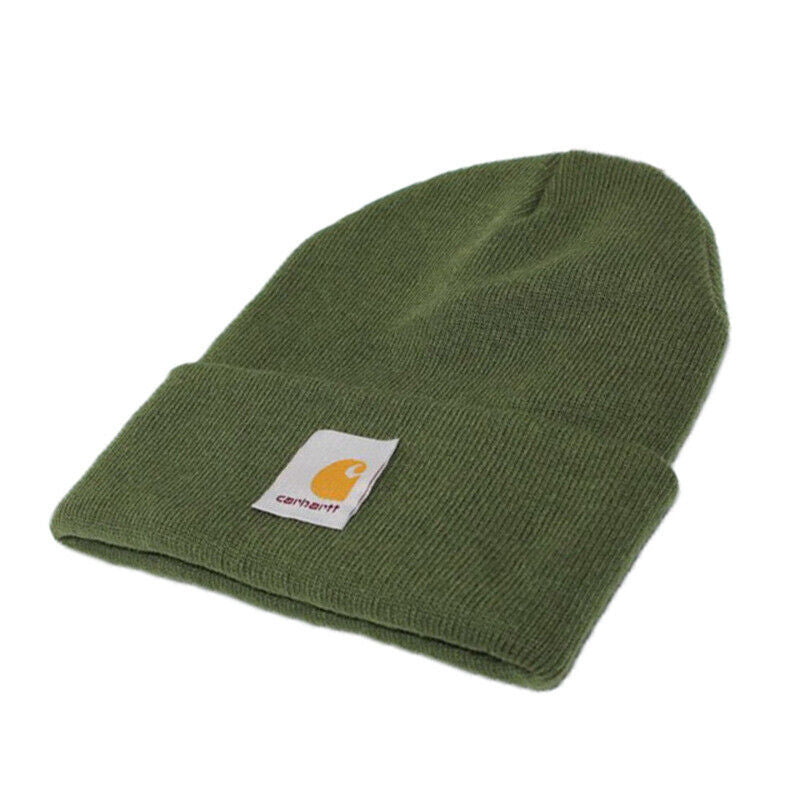 Unisex Carhart Beanie Hat Acrylic Winter Pull On Closure Knit Cap Cold-proof