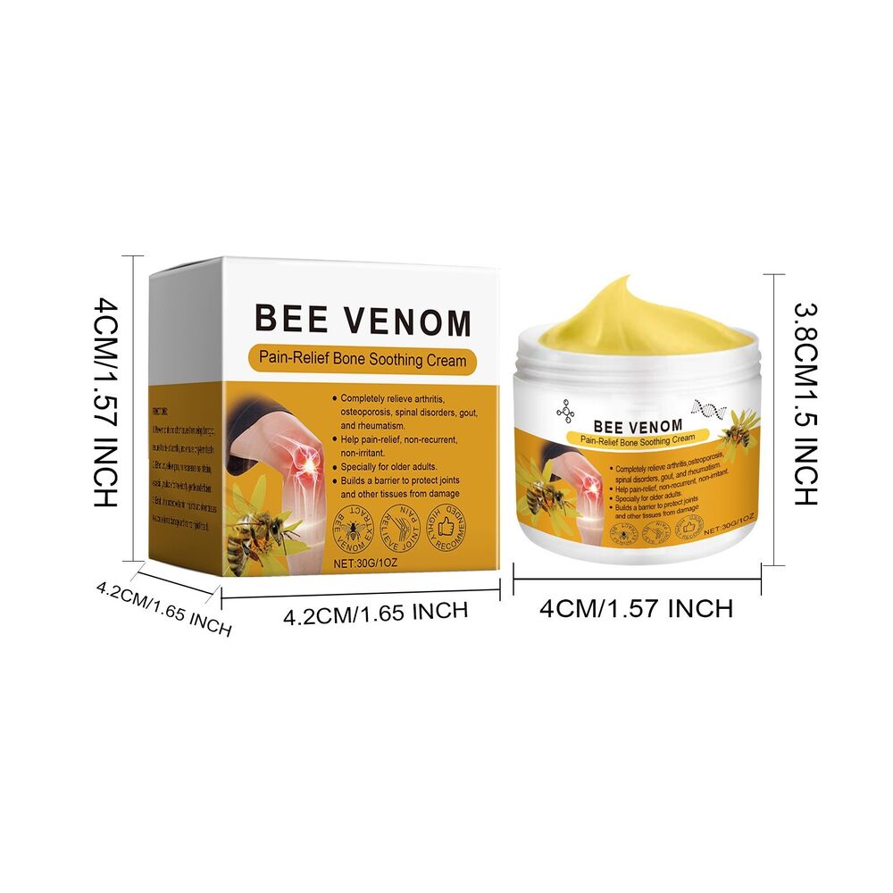 Bee Pain Relief Cream Bee Joint Cream Bee Against Pain Soothing Gel Ointment