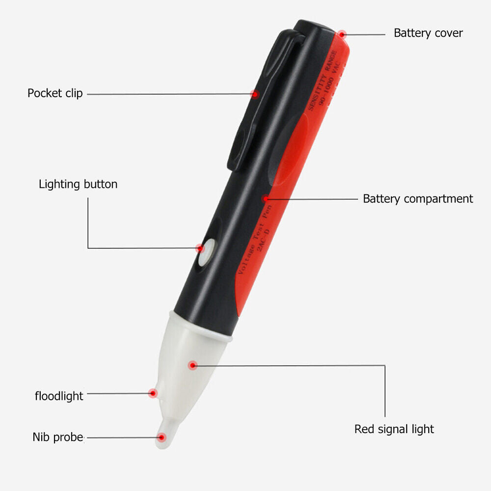 Intelligent Power Outlet Voltage Detector Non-contact Electric Sensor Tester Pen