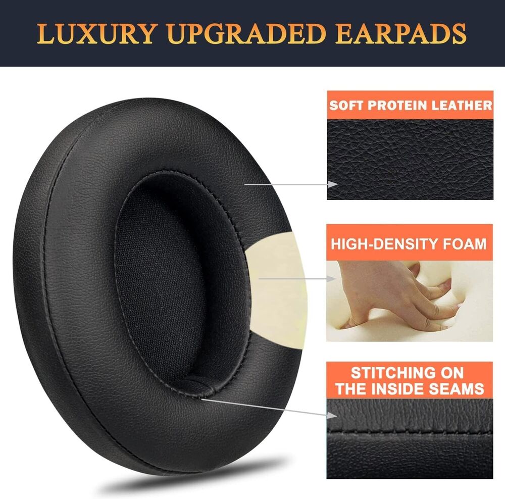 Replacement Ear Pads Beats Studio 2.0 /3.0 Wired & Wireless Headphones Cushions