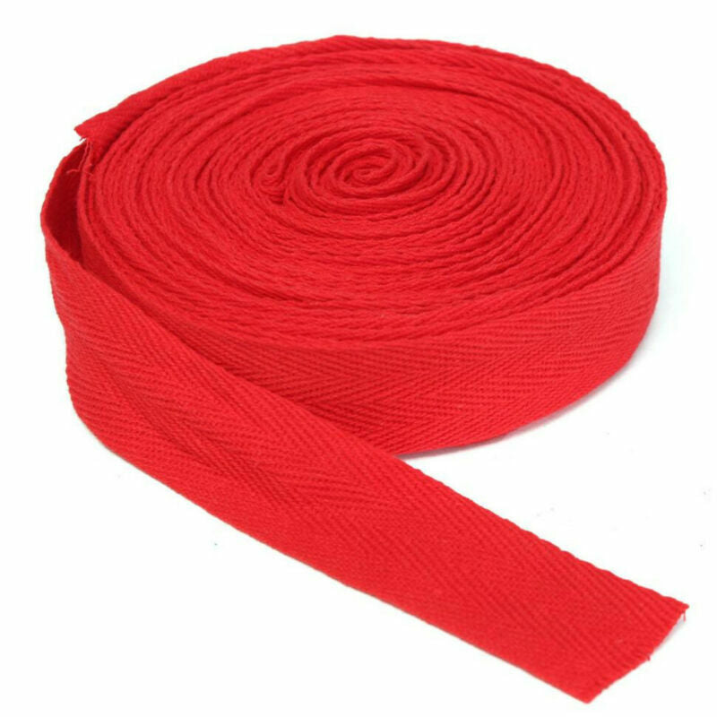 10Mx25mm Cotton Webbing Herringbone Twill Tape Sewing Strap For DIY Apron Cloth