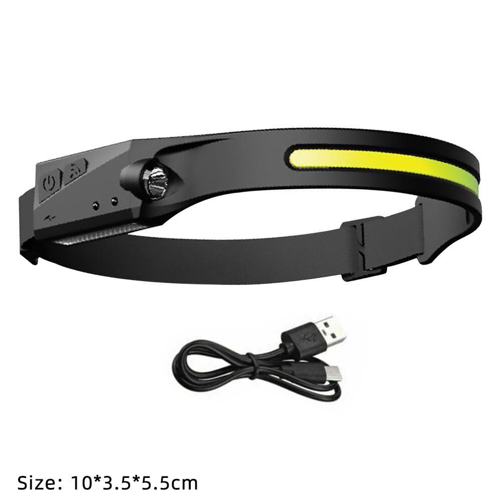 3x Waterproof COB Headlamp Night Buddy LED Motion Sensor Head Torch Headlight