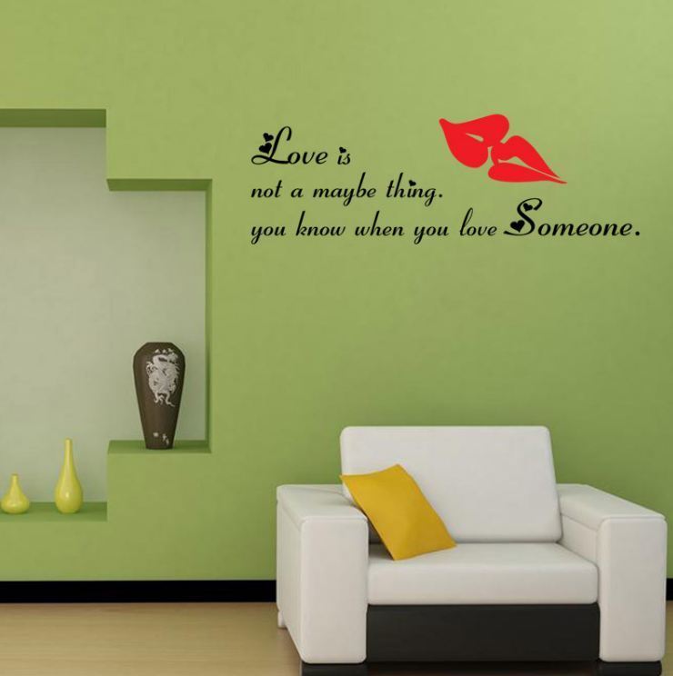 Wall Stickers Removable Love Someone Home Living Room Bedroom Decal Picture Art