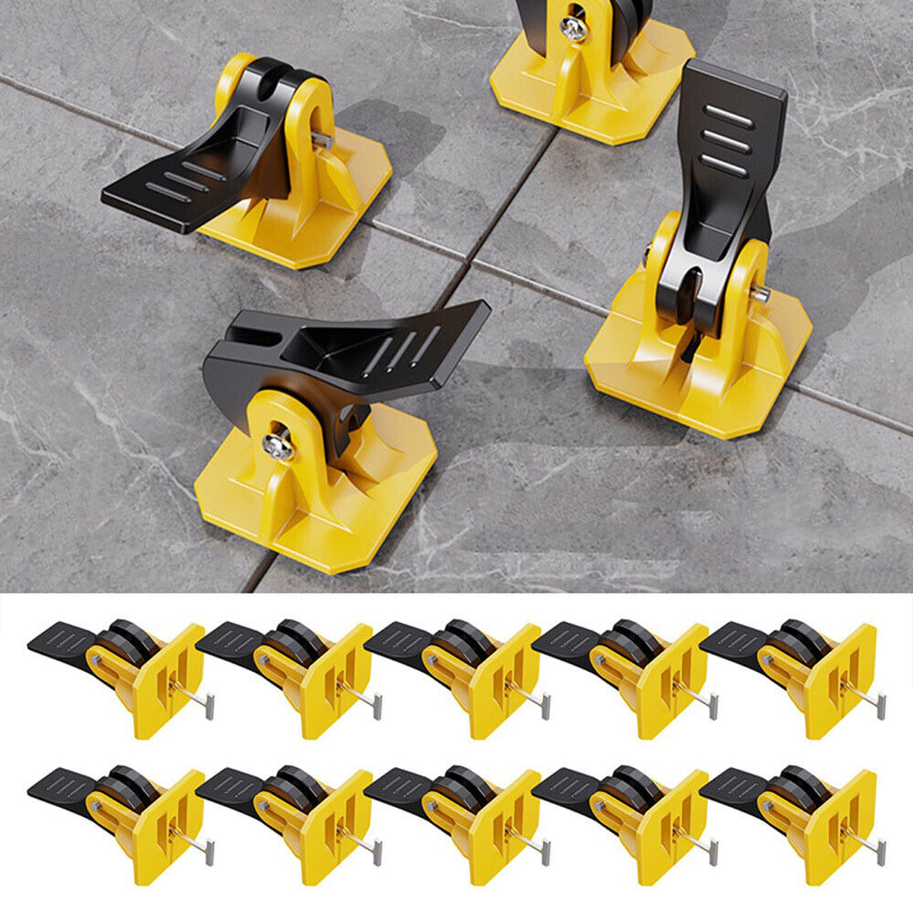 50x Tile Leveling System Clips Levelling Spacer Tiling Tool Floor Wall Wrench