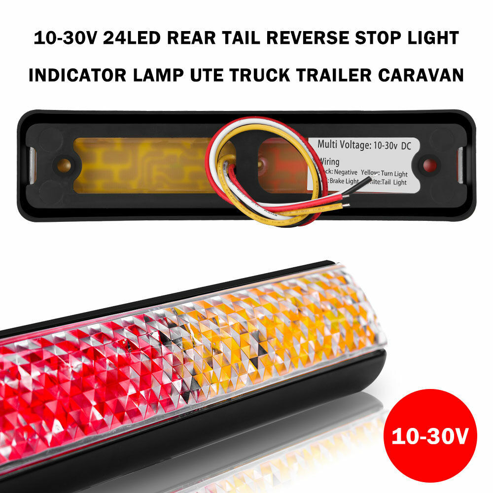 2X Trailer lights LED tail lights Truck Ute Caravan Stop Indicator 12V 24V Lamp