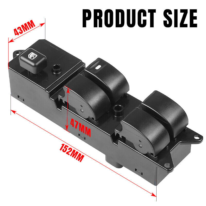 Power Master Window Switch MR587941 For Mitsubishi Triton ML 2006-09 MN 2009-15