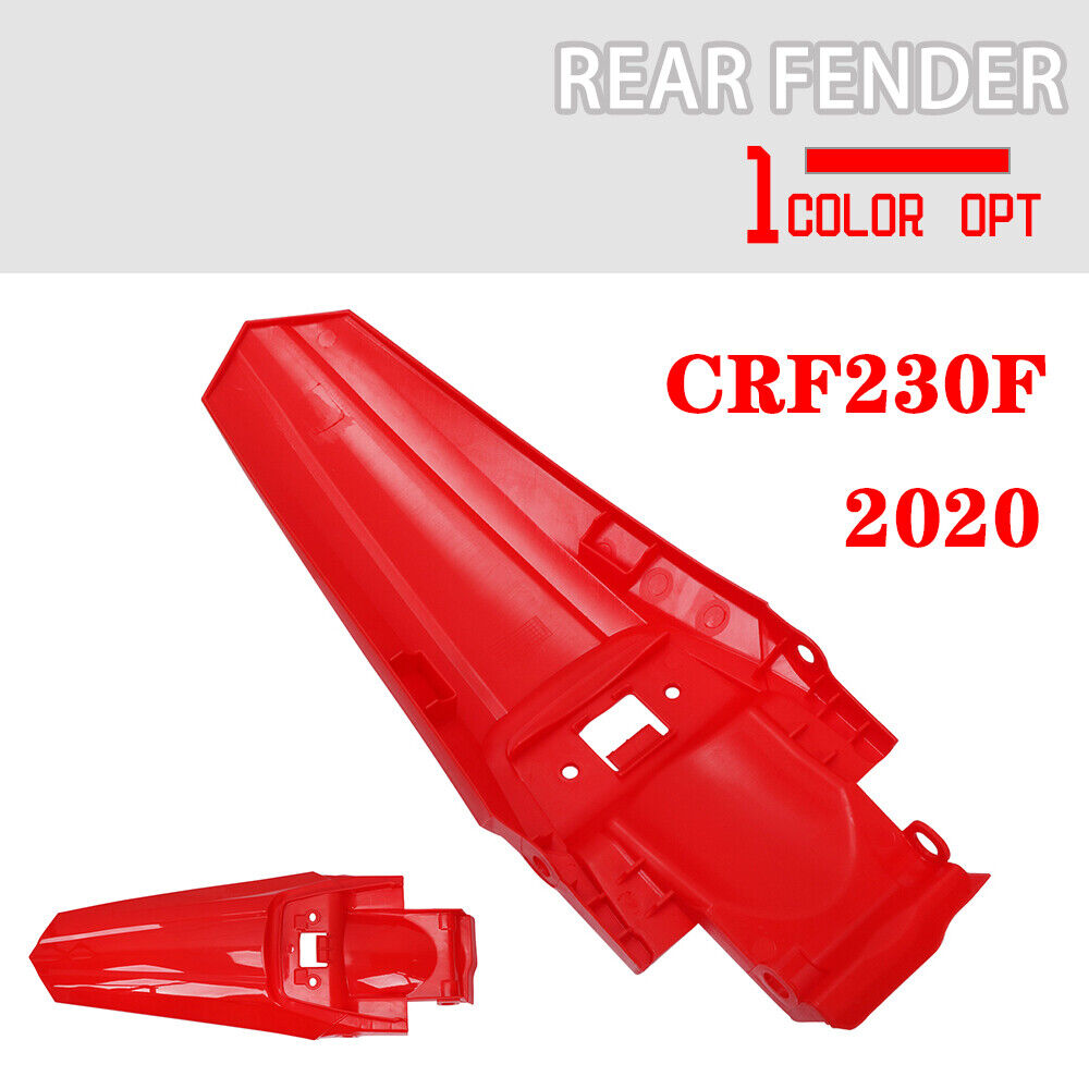 New Red Motorcycle Rear Fender Mudguard Mud Guard Cover For CRF230F 2020