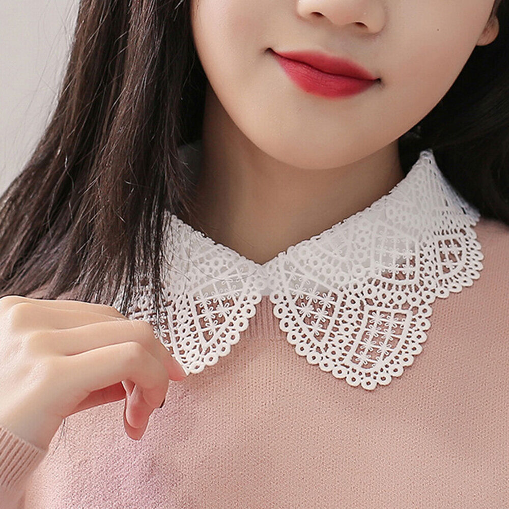 Women Detachable Blouse Collar Elegant Sweater Top Neckline Clothing Accessor