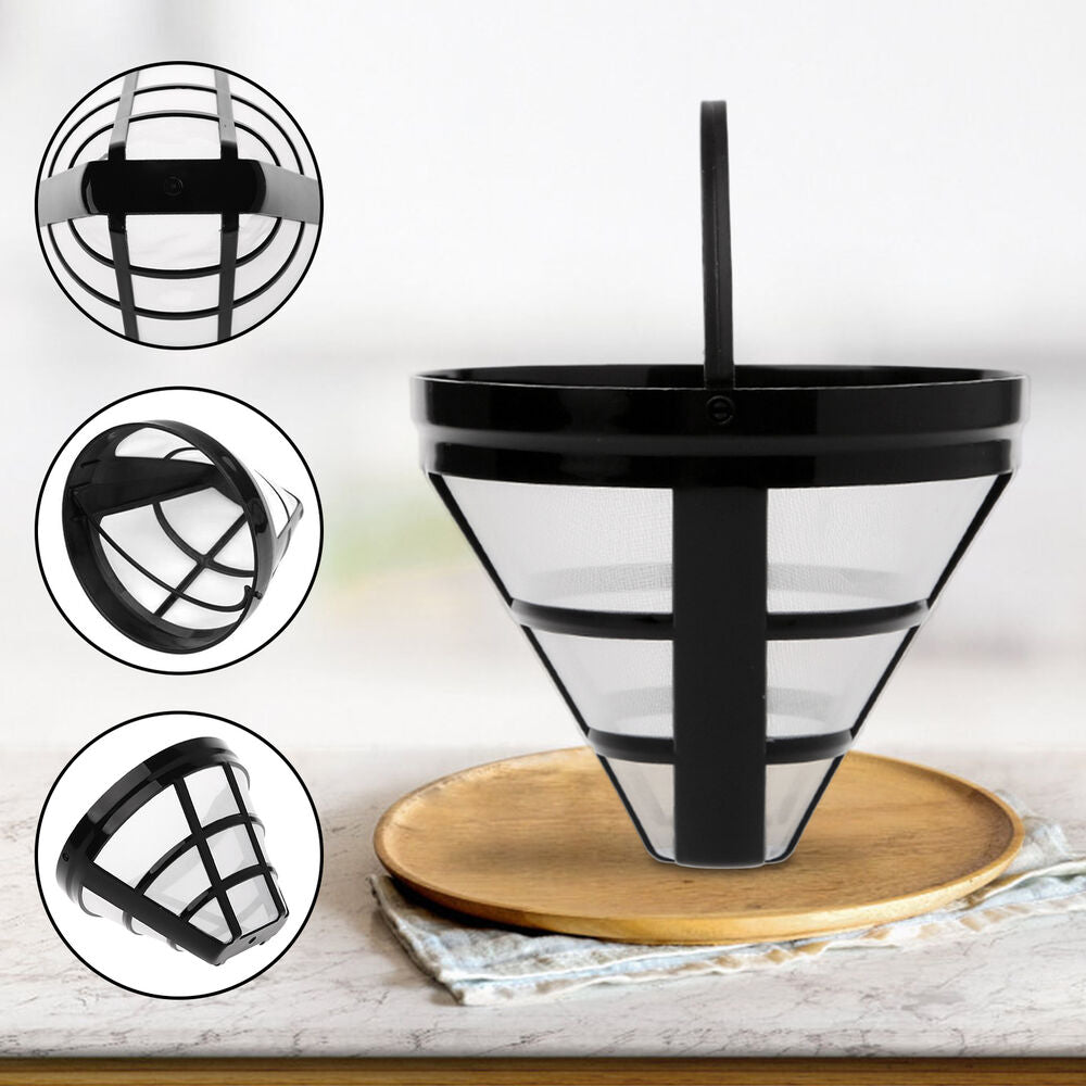 Reusable #4 Cone Style Coffee Filter Basket For Cuisinart Coffee Maker