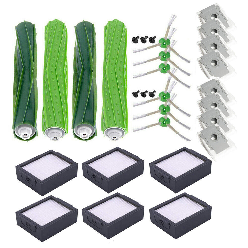 30pcs For iRobot Roomba i7 i7+/i7 Plus i8 j7 i4 E5 E6 E7 Vacuum Parts Brush Filter Bag